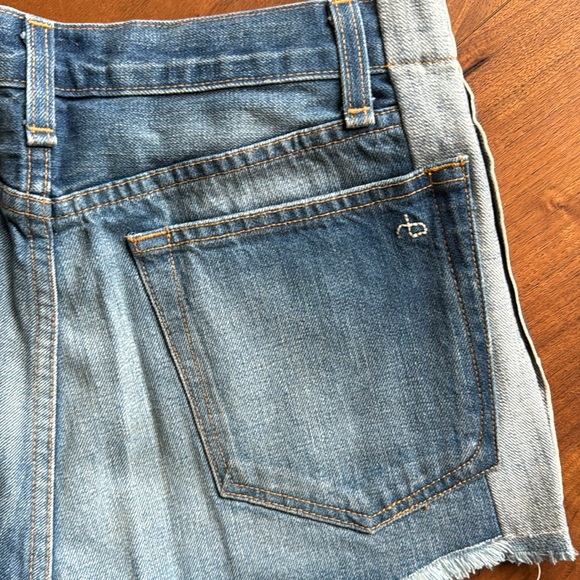 rag & bone Marilyn Denim Shorts Reverse Selvedge 26 - Picture 5 of 5